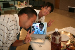 skypeで三木さん