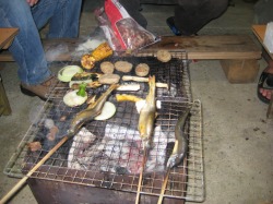鮎の塩焼き!